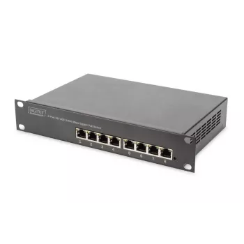 DIGITUS Switch Gigabit PoE 8 θυρών 10 ιντσών 8x10/100/1000Mbps RJ45 PoE 96W