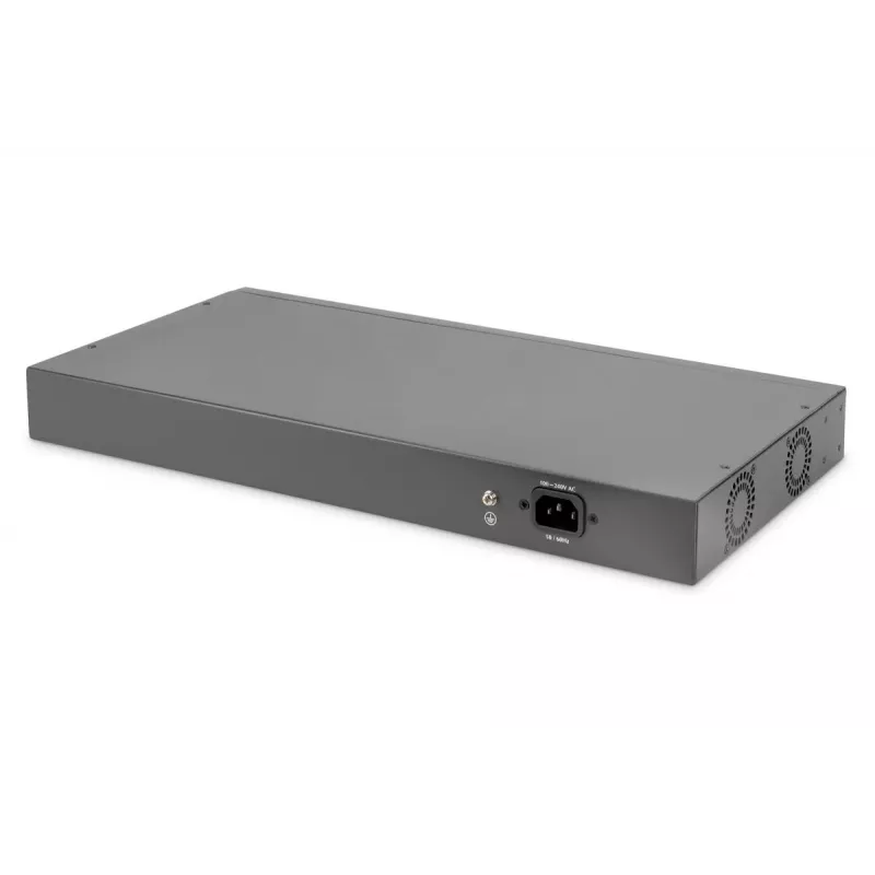 DIGITUS Switch Fast Ethernet PoE 24 θυρών 2G Combo TP/SFP 390W