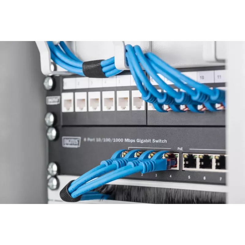 DIGITUS Switch Gigabit Ethernet 8 θυρών 10 ιντσών 8x10/100/1000Mbps RJ45