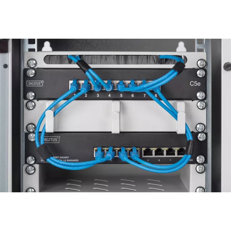 DIGITUS L2 Managed Switch Gigabit Ethernet 8 θυρών, 10 ιντσών