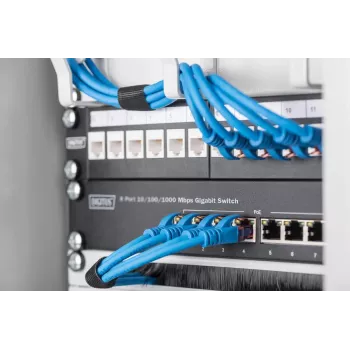 DIGITUS L2 Managed Switch Gigabit Ethernet PoE 8 θυρών PoE, 10 ιντσών, προϋπολογισμός PoE 80W