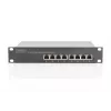 DIGITUS L2 Managed Switch Gigabit Ethernet PoE 8 θυρών PoE, 10 ιντσών, προϋπολογισμός PoE 80W