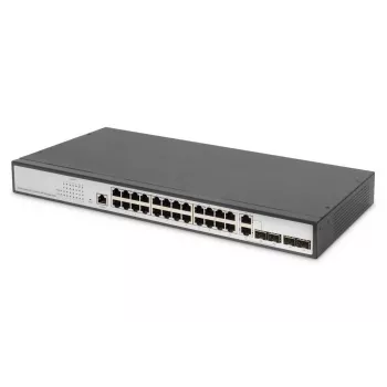 DIGITUS L2 Managed Switch Gigabit Ethernet 24 θυρών + 2 Combo και 2 θύρες Uplink SFP