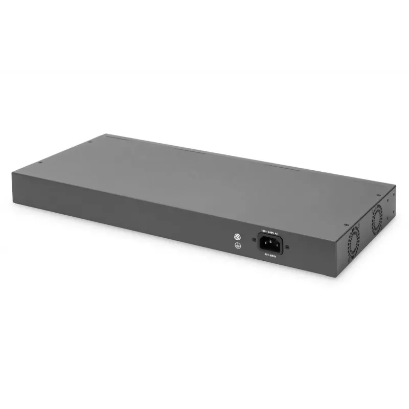 DIGITUS Switch Fast Ethernet PoE 16 θυρών PoE + 2 Combo. Προϋπολογισμός PoE 250 W