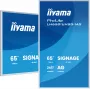 iiyama LH6581UHSG-1AG Οθόνη Signage Ψηφιακή Επίπεδη Οθόνη 163,8 cm (64,5 inch) Wi-Fi 500 cd/m² 4K Ultra HD Λευκό Ενσωματωμένος επεξεργαστής Android 24/7