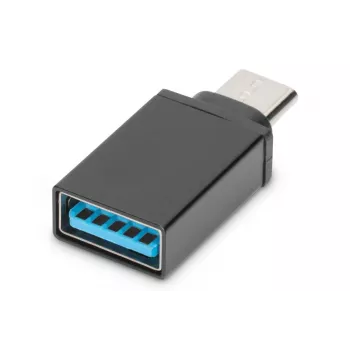DIGITUS Προσαρμογέας USB Type-C, Type-C σε A SuperSpeed, μαύρο