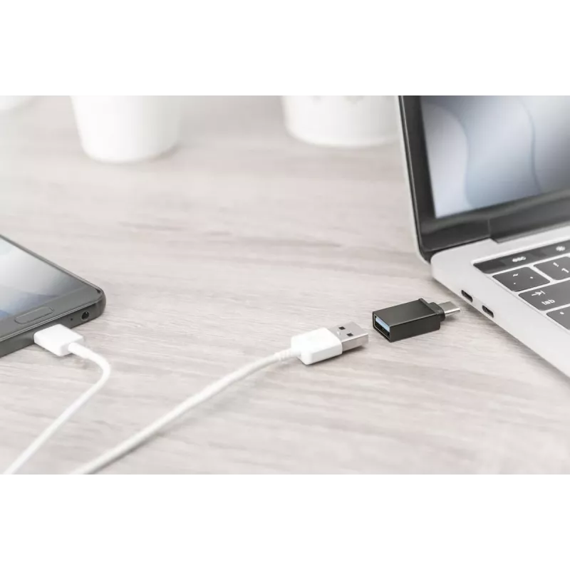 DIGITUS Προσαρμογέας USB Type-C, Type-C σε A SuperSpeed, μαύρο
