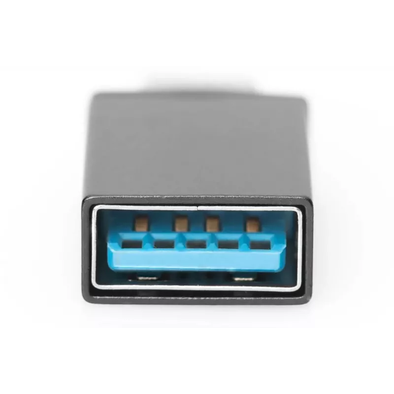 DIGITUS Προσαρμογέας USB Type-C, Type-C σε A SuperSpeed, μαύρο