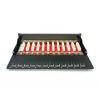 Patch Panel Digitus Desktop CAT 6A Κλάση EA θωρακισμένο Μαύρο