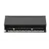 Patch Panel Digitus Desktop CAT 6A Κλάση EA θωρακισμένο Μαύρο