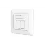 DIGITUS CAT6A Κλάση EA Πρίζα δικτύου, θωρακισμένη 2x RJ45, LSA, λευκό, χωνευτή, 8 κατευθύνσεις