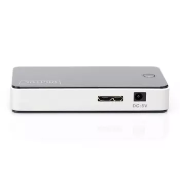 DIGITUS Hub USB 4-Port USB 3.0 Εξωτερικό Μαύρο Γυαλιστερό