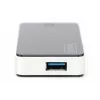 DIGITUS Hub USB 4-Port USB 3.0 Εξωτερικό Μαύρο Γυαλιστερό
