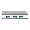 DIGITUS Hub USB 4-Port USB 3.0 Εξωτερικό Μαύρο Γυαλιστερό