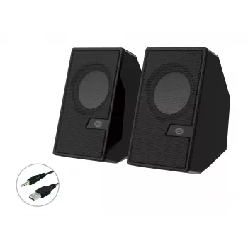 Conceptronic BJORN Ηχεία υπολογιστή 2.0 καναλιών με Bluetooth, 6 W