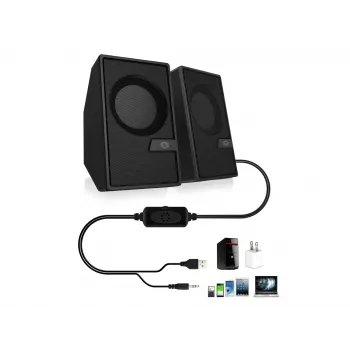 Conceptronic BJORN Ηχεία υπολογιστή 2.0 καναλιών με Bluetooth, 6 W