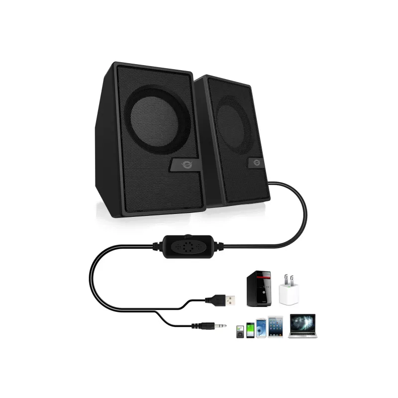 Conceptronic BJORN Ηχεία υπολογιστή 2.0 καναλιών με Bluetooth, 6 W