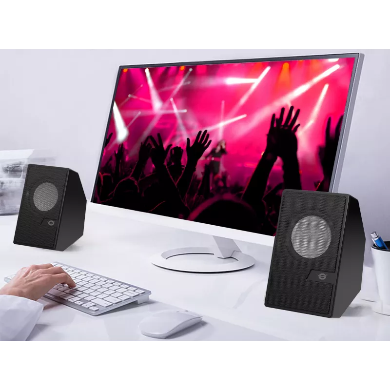 Conceptronic BJORN Ηχεία υπολογιστή 2.0 καναλιών με Bluetooth, 6 W