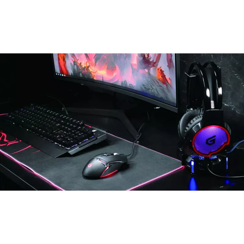 Conceptronic ATHAN U1, Ακουστικά gaming USB 7.1 καναλιών Surround Sound