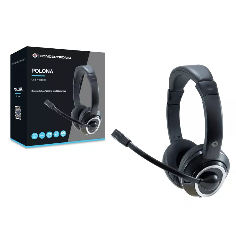 Conceptronic POLONA Ακουστικά USB