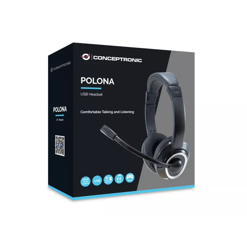 Conceptronic POLONA Ακουστικά USB