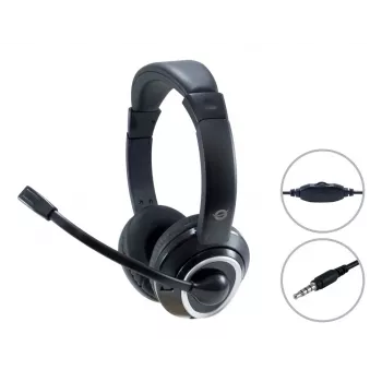 Conceptronic POLONA02B Ακουστικά/Headset Ενσύρματα Headband Gaming Μαύρο