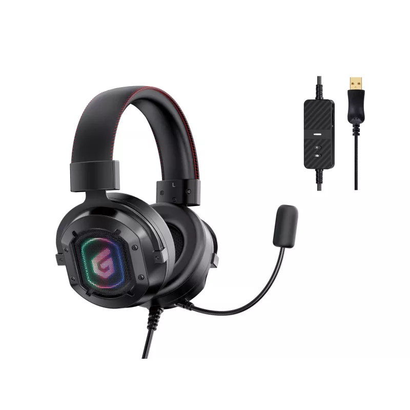 Conceptronic ATHAN Ακουστικά gaming USB 7.1 καναλιών Surround Sound