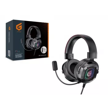Conceptronic ATHAN Ακουστικά gaming Stereo Sound, Ενσύρματα, 20 - 20000 Hz, Gaming, 477 g, Headset, Μαύρο