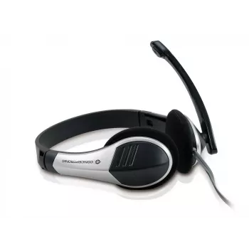 Conceptronic Allround Stereo-Headset, Ενσύρματο, 20 - 22000 Hz, Γραφείο/Call center, 111 g, Headset, Μαύρο, Ασημί