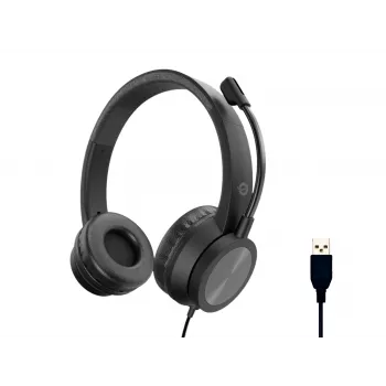 Conceptronic POLONA05B Stereo USB Headset με μικρόφωνο ακύρωσης θορύβου