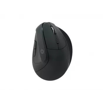 Conceptronic LORCAN ERGO 6 κουμπιών Εργονομικό Bluetooth Ποντίκι, Δεξίχειρο, Κάθετο σχεδιασμό, Οπτικό, Bluetooth, 1600 DPI, Μαύρο