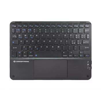 Conceptronic TOBIN01BIT Πληκτρολόγιο Bluetooth με Touchpad 10 ιντσών, QWERTY Ιταλικό