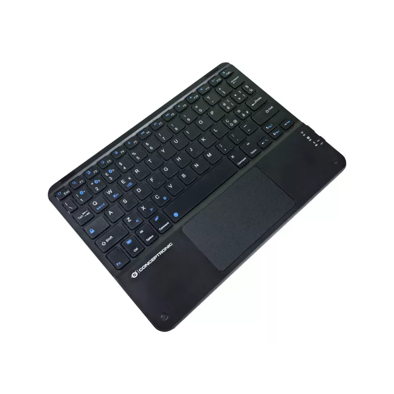 Conceptronic TOBIN01BIT Πληκτρολόγιο Bluetooth με Touchpad 10 ιντσών, QWERTY Ιταλικό
