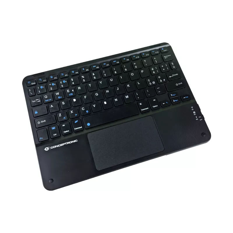 Conceptronic TOBIN01BIT Πληκτρολόγιο Bluetooth με Touchpad 10 ιντσών, QWERTY Ιταλικό