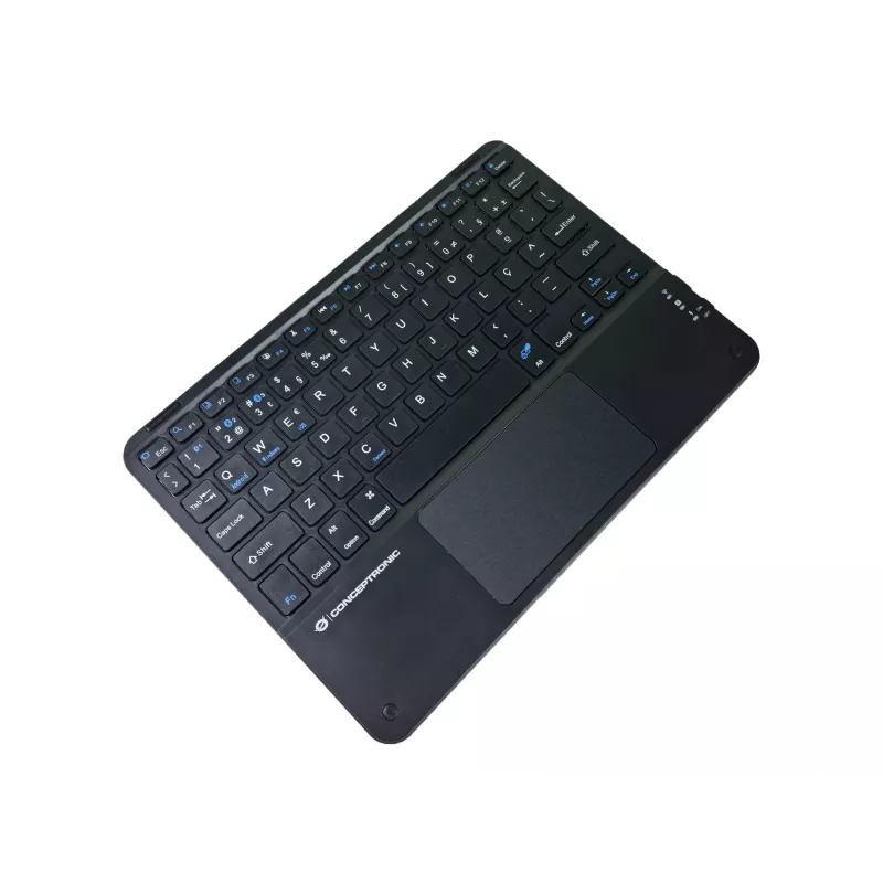 Conceptronic TOBIN01BPT Πληκτρολόγιο Bluetooth με Touchpad 10 ιντσών, QWERTY Πορτογαλικό