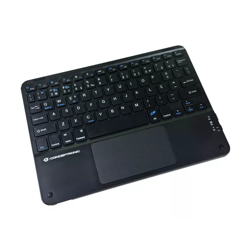 Conceptronic TOBIN01BPT Πληκτρολόγιο Bluetooth με Touchpad 10 ιντσών, QWERTY Πορτογαλικό