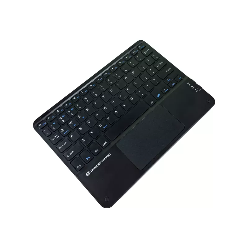 Conceptronic TOBIN01BUS Πληκτρολόγιο Bluetooth με Touchpad 10 ιντσών, QWERTZ EN (US)