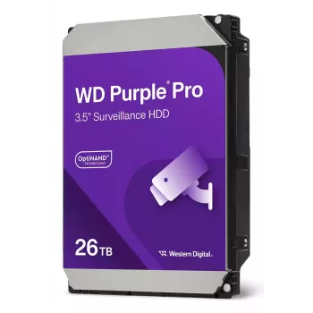 WESTERN DIGITAL Σκληρός δίσκος - WD Purple Pro WD260PURP - 26 TB - SATA 6 Gb/s - 3,5 ίντσες - 512 MB buffer