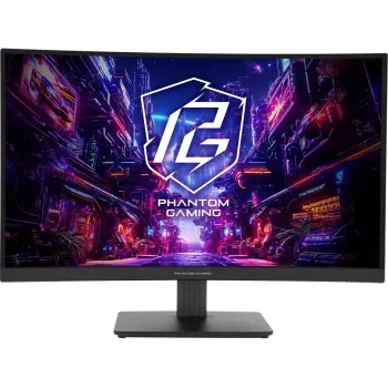 ASROCK Gaming Οθόνη - Pg27qrt1b - 27 ίντσες - 2560 X 1440 Qhd - Curved 180hz - Μαύρο