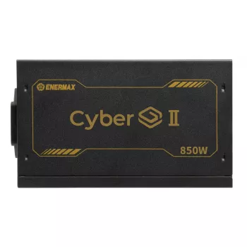 Enermax CyberG II ERV850G-AHG-NAC τροφοδοτικό υπολογιστή, 850 W, 80 Plus Gold, μη αρθρωτό, ATX, σύνδεσμος GPU υψηλής ισχύος 12 ακίδων, μαύρο