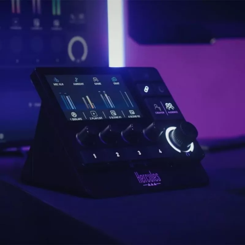 Hercules Stream 200 XLR Μαύρο 9 πλήκτρα