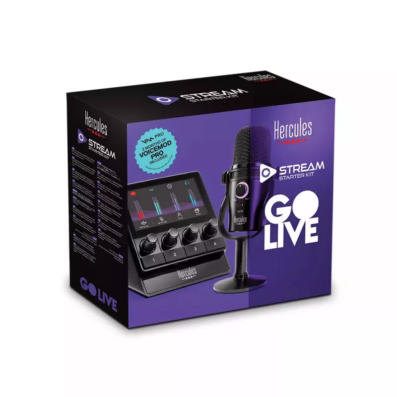 Hercules Stream Starter Kit Κιτ πολυμέσων