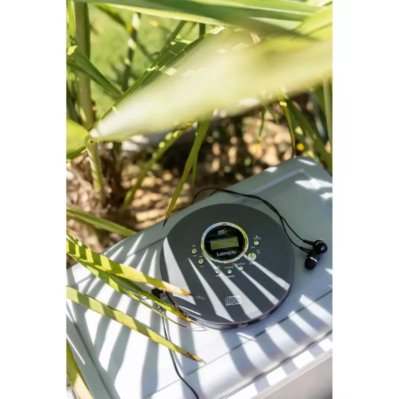 Προσωπικό CD player Lenco CD-400GY Ανθρακί Υποστήριξη MP3 Αντοχή στους κραδασμούς 40s