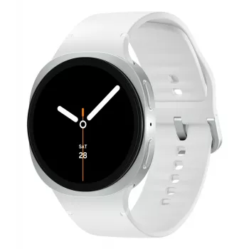 Samsung Galaxy Watch8 SM-L330 44 mm smartwatch, 3,81 cm (1,5 ίντσες) AMOLED 480 x 480, οθόνη αφής, 32 GB, Wi-Fi, Bluetooth, NFC, GPS, Wear OS, ασημί