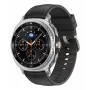 Samsung Galaxy Watch8 Classic 46mm Μαύρο Bluetooth/WLAN Υβριδικό οικολογικό δερμάτινο λουράκι S/M/L (SM-L500NZKADBT)