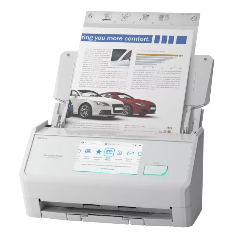 Ricoh ScanSnap IX2500 Σαρωτής ADF 600 x 600 DPI A4 Λευκό