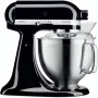 KitchenAid Επεξεργαστής τροφίμων Artisan 5KSM185PS — Μπολ από ανοξείδωτο χάλυβα 4,8 L, 300 W, 10 ταχύτητες, Μαύρο