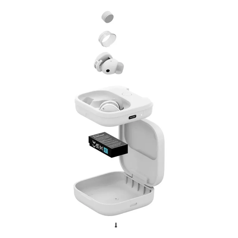 True Wireless Earbuds Fairphone Fairbuds V2 — Bluetooth, λευκό