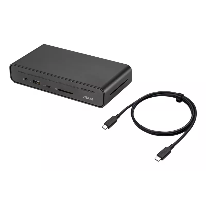 ASUS Triple Display USB-C Dock Duo DC301 ενσύρματο μαύρο