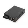 DIGITUS DN-82120-1 μετατροπέας μέσων Gigabit, πολύτροπος, από 10/100/1000Base-T σε 1000Base-SX, RJ45 / SC, 850 nm, έως 0,5 km